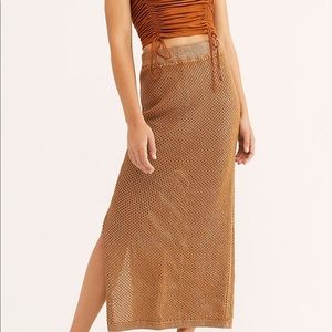 Free people knit skirt